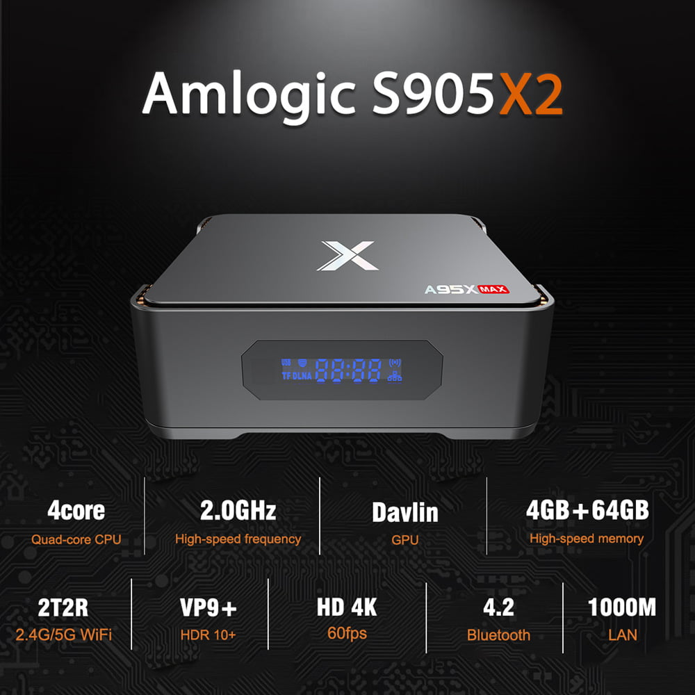 A95X MAX Amlogic S905X2 Android 8.1 4GB RAM 64GB ROM Smart TV Box (7)