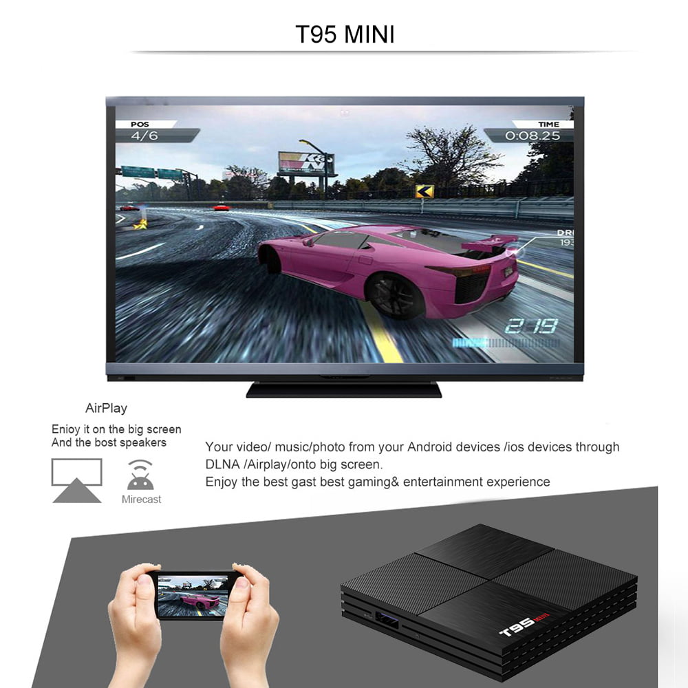 Firefly T95 MINI Android Smart TV Box H6 Quad core cortex A53 2G DDR3 16G flash Android 9.0 OS 22