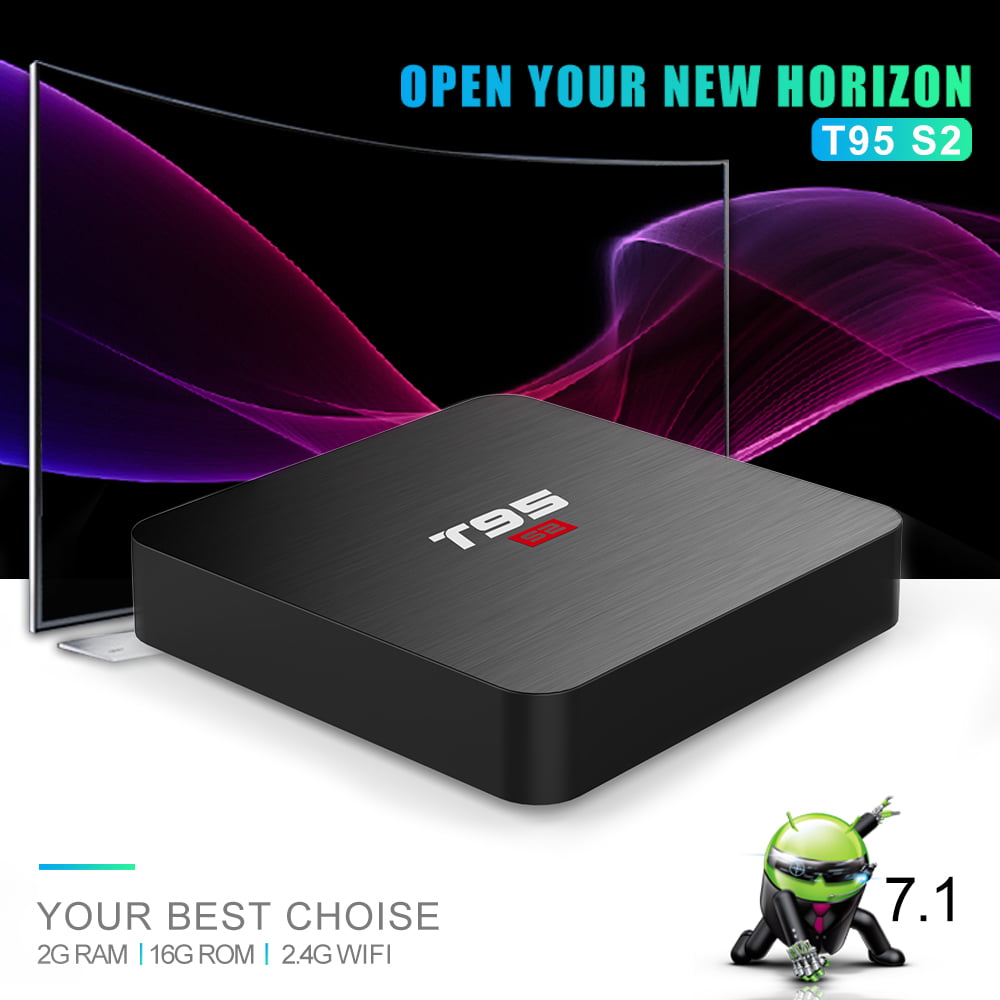 Firefly T95 S2 Android Smart TV Box S905W64bit Quad Core 2Ghz 2G DDR3 16G flash Android 7.1 12