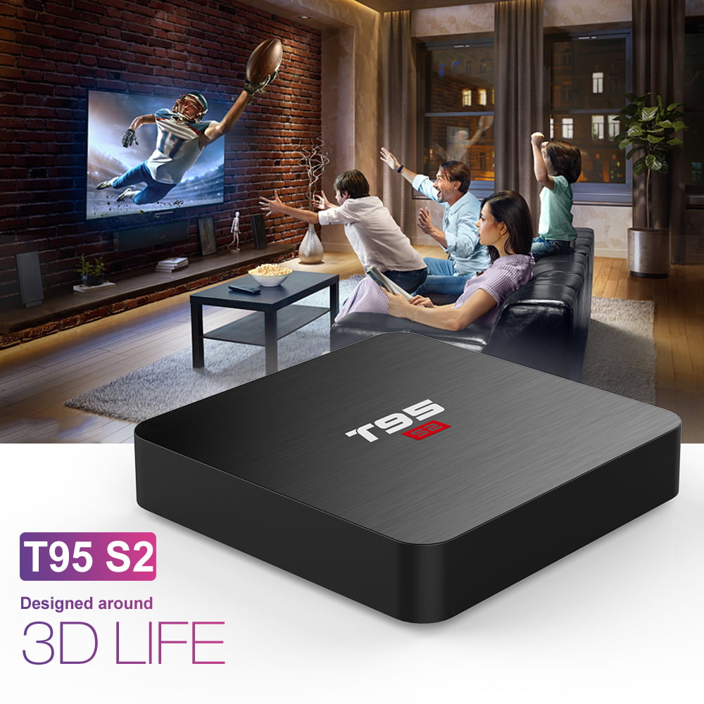 Firefly T95 S2 Android Smart TV Box S905W64bit Quad Core 2Ghz 2G DDR3 16G flash Android 7.1 13