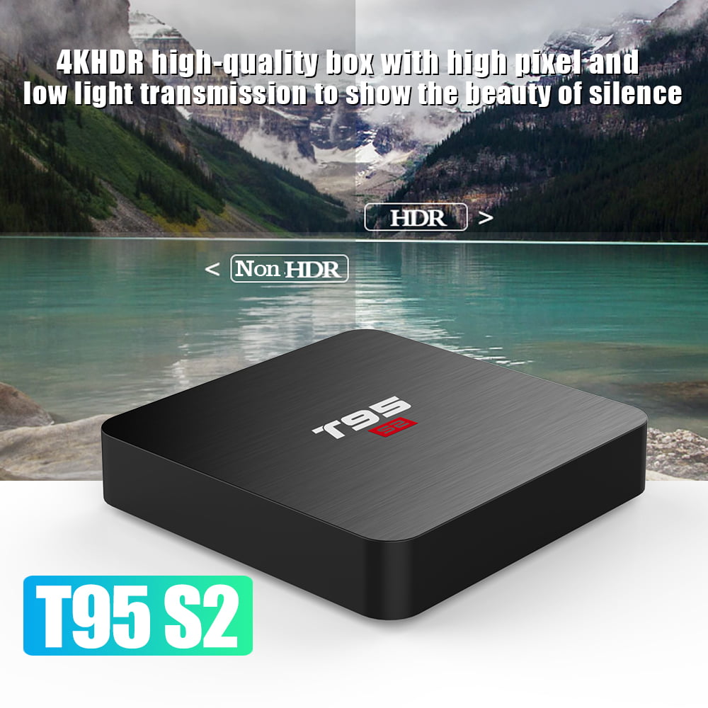 Firefly T95 S2 Android Smart TV Box S905W64bit Quad Core 2Ghz 2G DDR3 16G flash Android 7.1 9