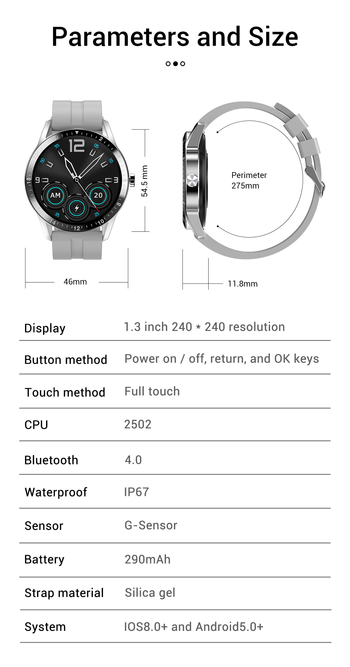 G20 Smart Watch heart rate blood pressure monitor ip67 smart watch wholesale (14)