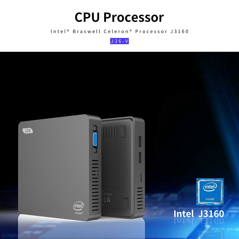 J36V Intel Celeron J3160 Windows10 SSD SATA Mini PC (12)