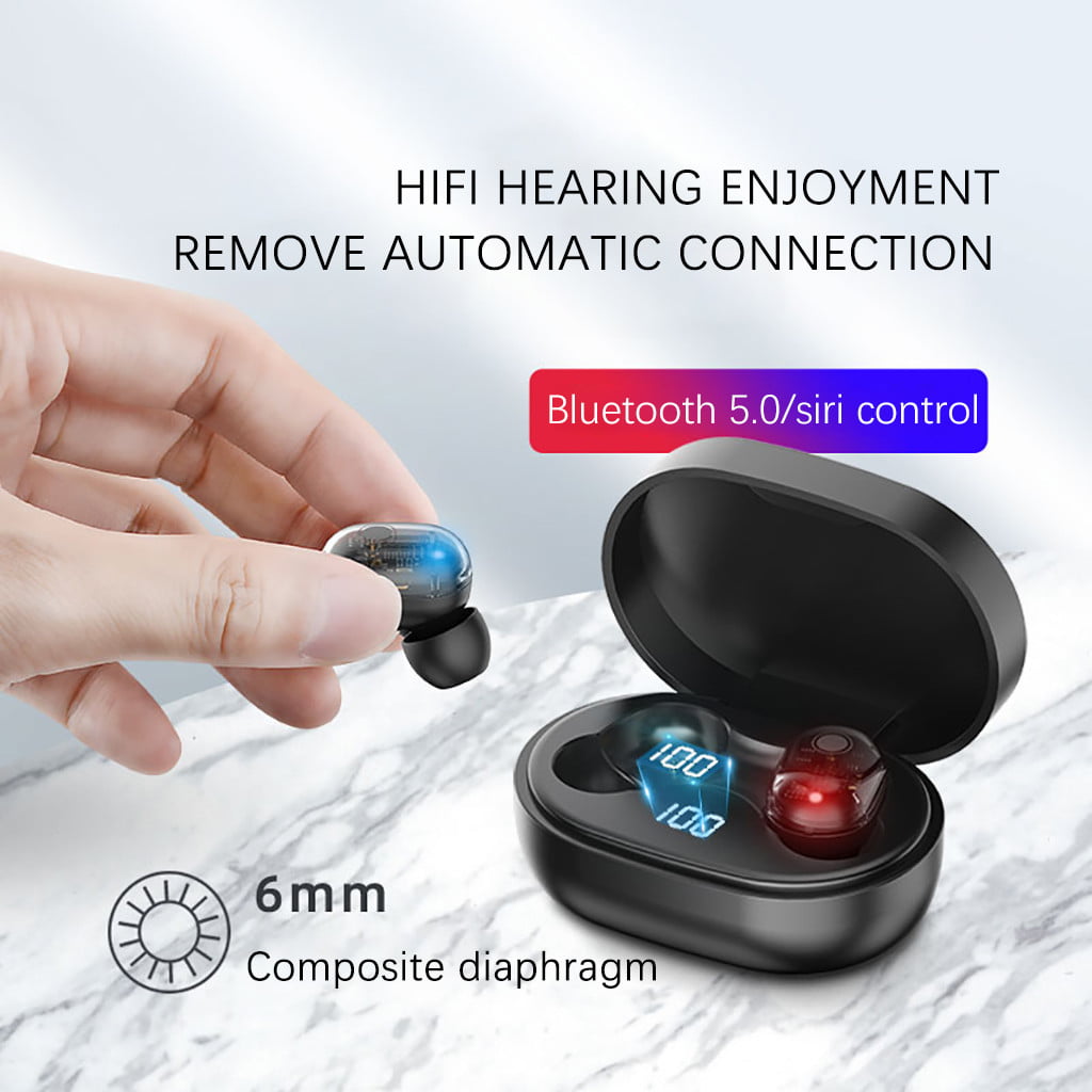 M13b tws bluetooth 5-0 earphone led display wireless earbud (6)