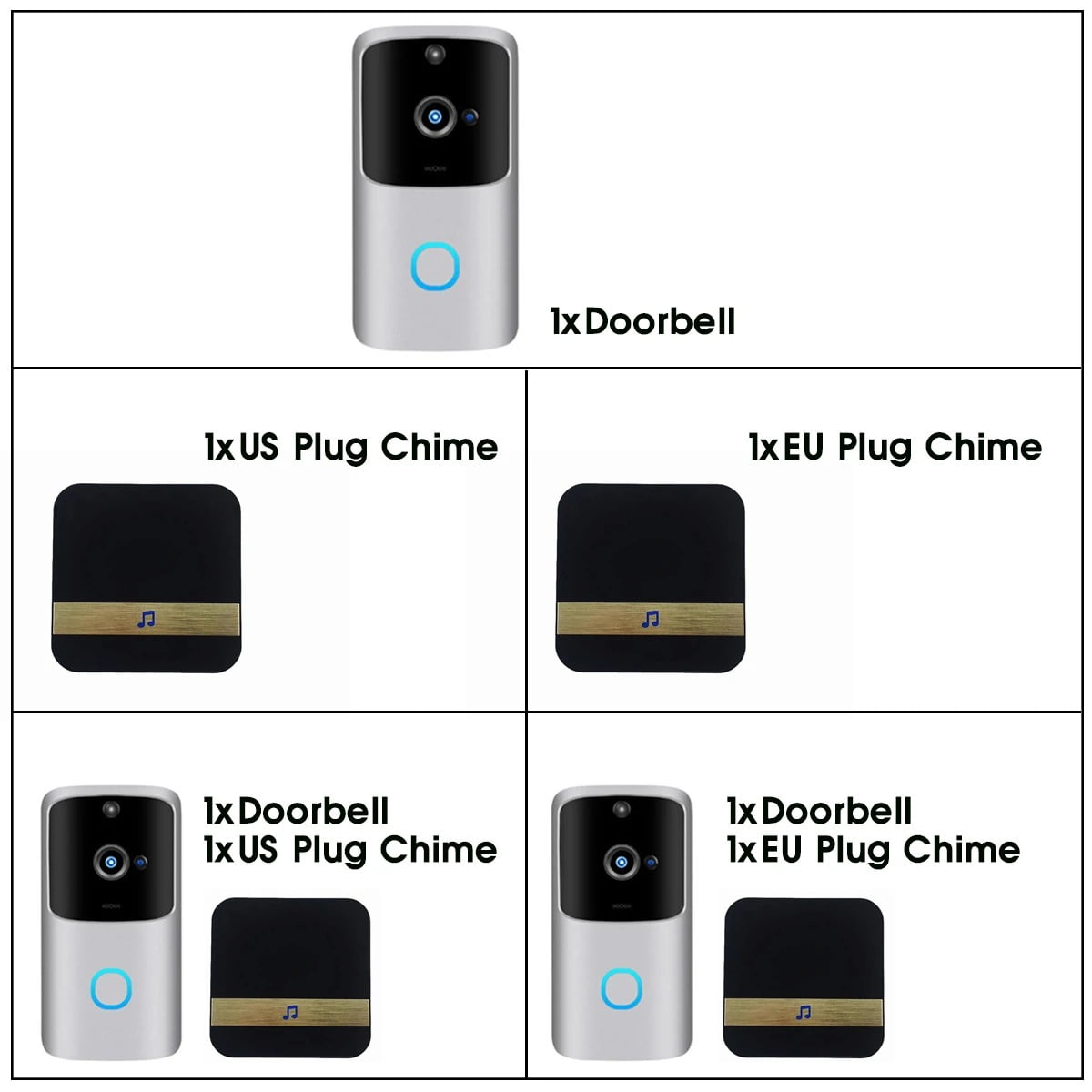 SH01 1080P HD Wireless Wifi Smart Doorbell Camera PIR Bell Security Home (8)