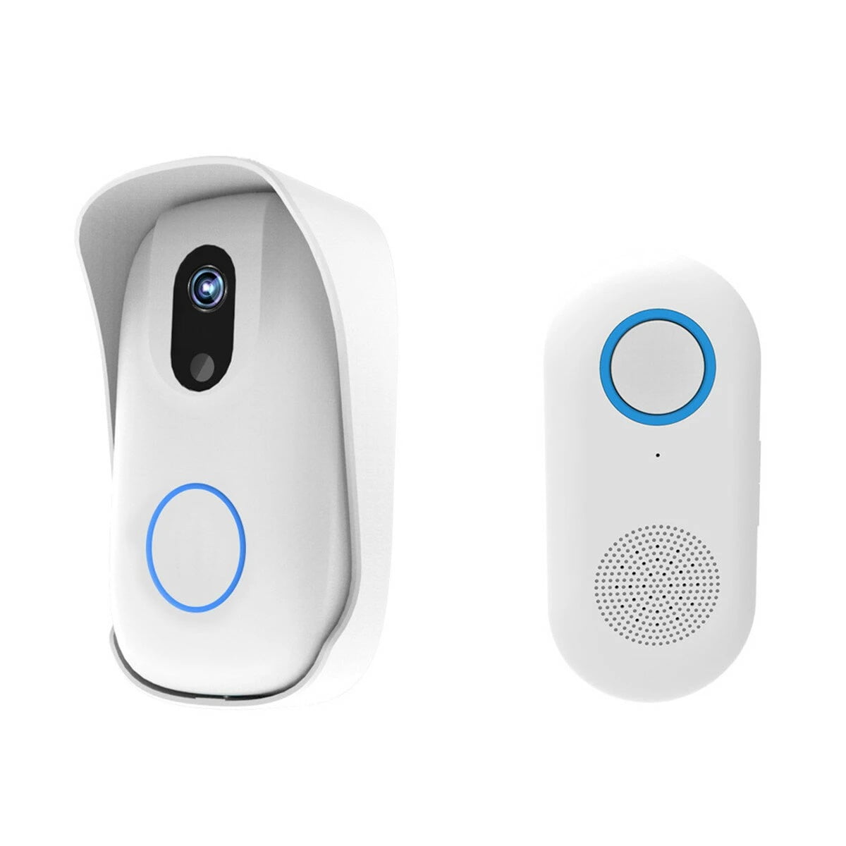 SH02 Smart Wireless Doorbell Lens Video HD Security Camera Night Vision App Control (16)