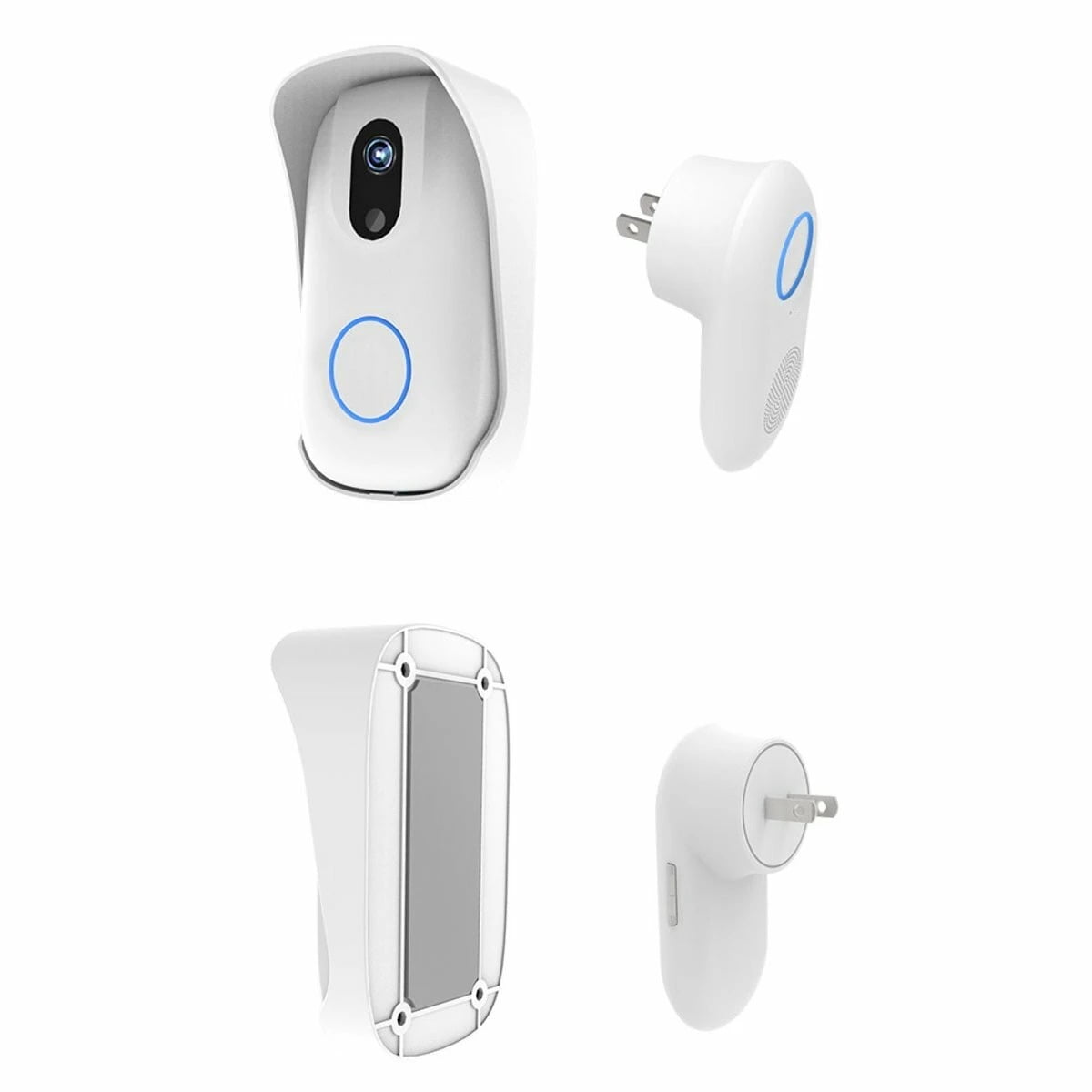 SH02 Smart Wireless Doorbell Lens Video HD Security Camera Night Vision App Control (3)