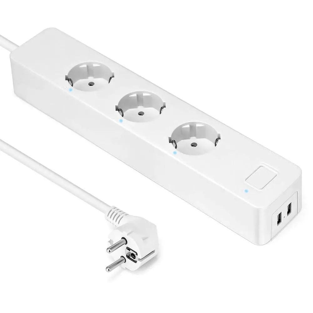 SP14 13A EU Plug USB Smart WIFI Home Power Strip Work with Alexa Smart Home (11)