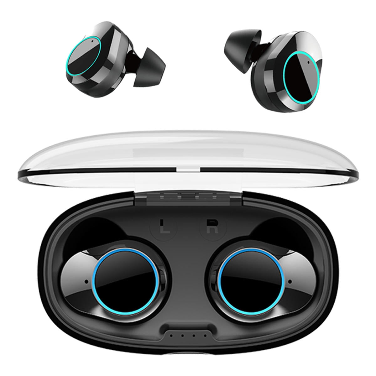 T2C TWS Bluetooth 5.0 earphone hifi stereo type-c charging case wholesale china 1 (1)