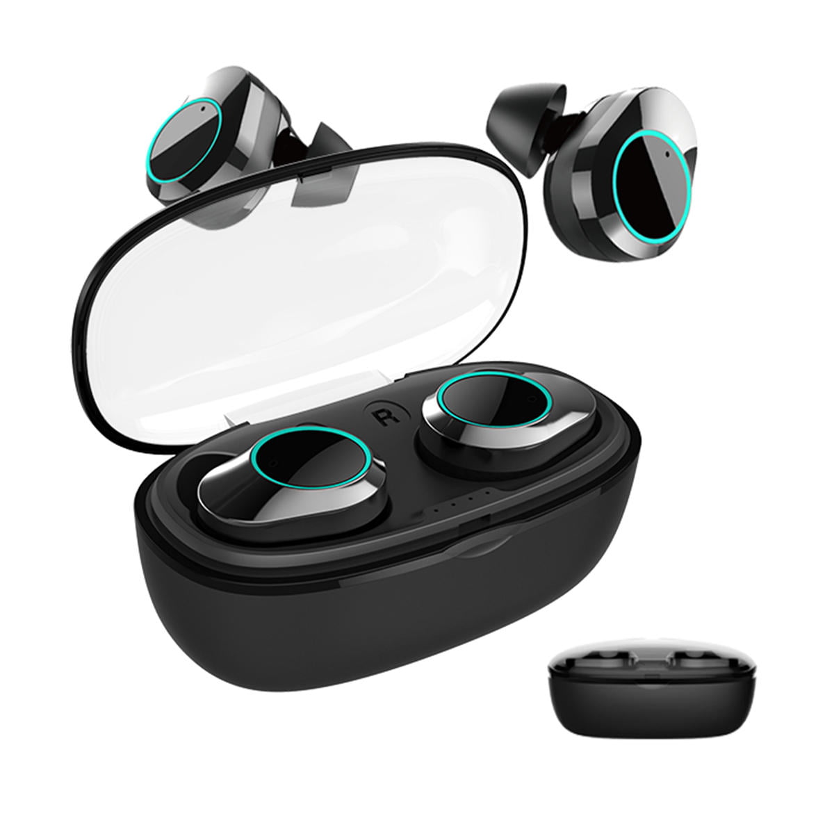 T2C TWS Bluetooth 5.0 earphone hifi stereo type-c charging case wholesale china 1 (13)