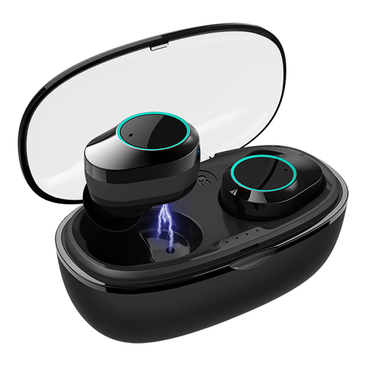 T2C TWS Bluetooth 5.0 earphone hifi stereo type-c charging case wholesale china 1 (6)