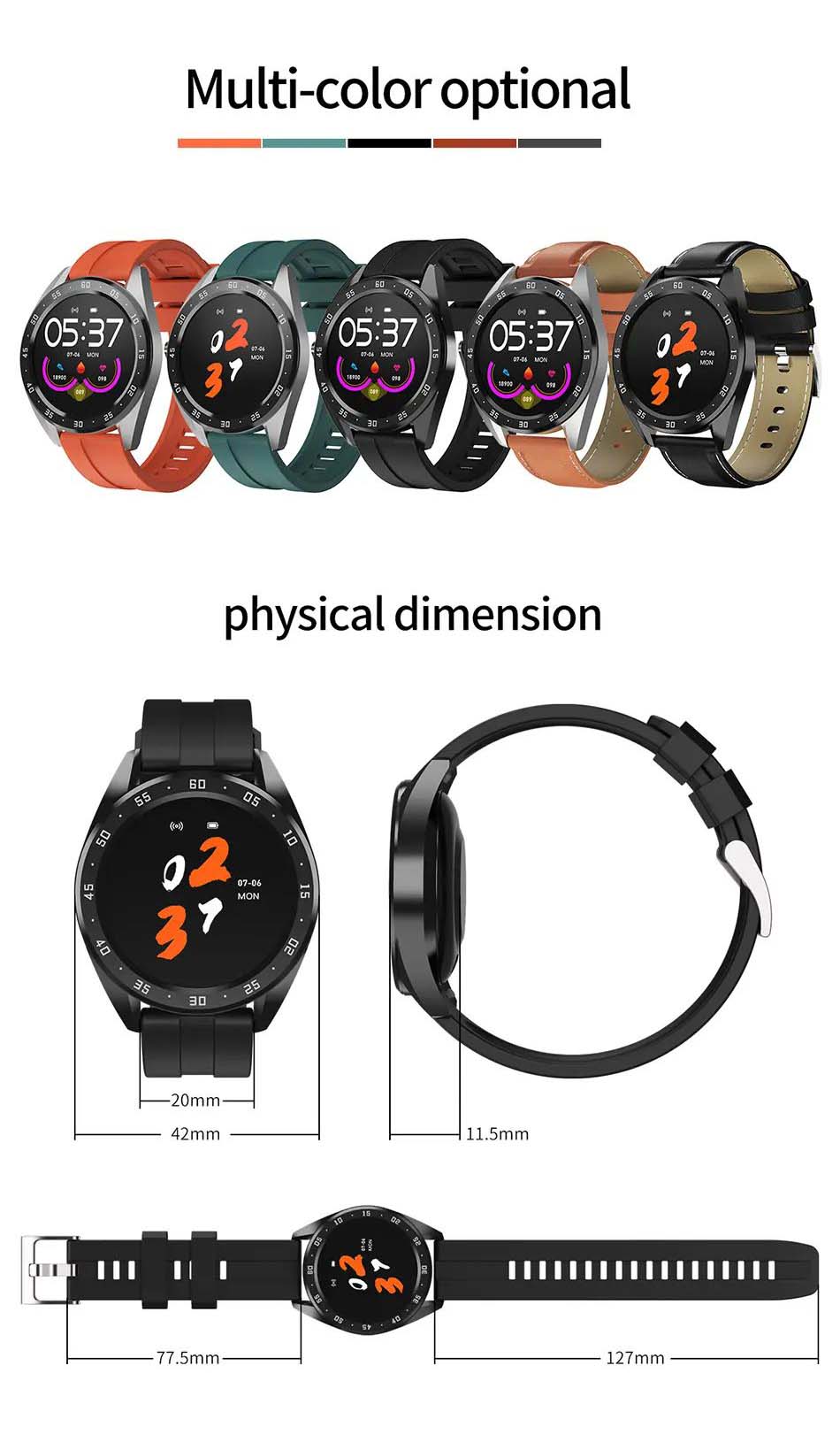 X10 heart rate blood oxygen monitor weather push call rminder smart watch wholesale (18)