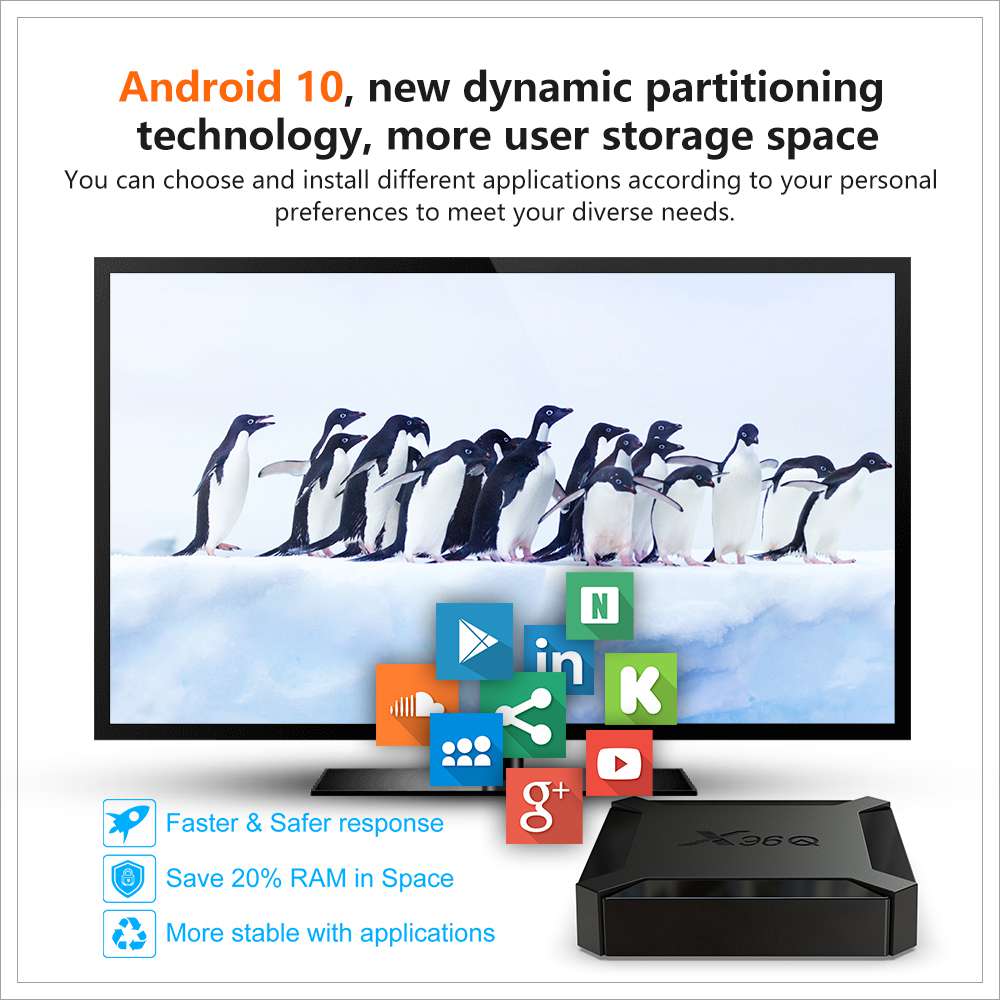 X96Q Allwinner H313 2GB RAM 16GB ROM Android 10 4K Smart TV BOX (9)