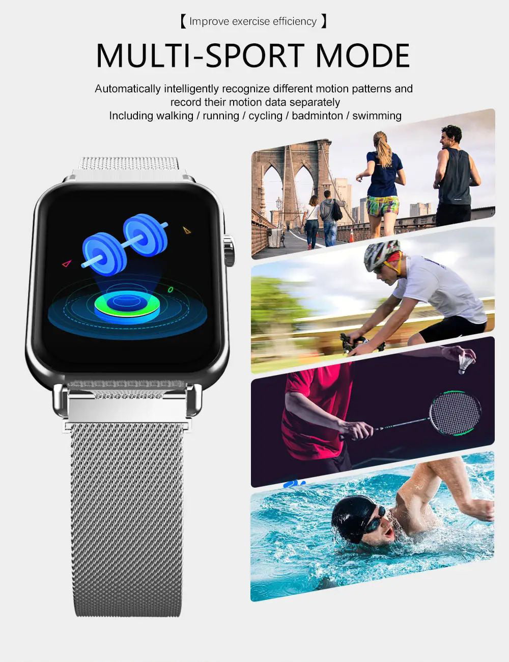 Y6 pro Smart watch fun dynamic icon hr blood pressure (25)