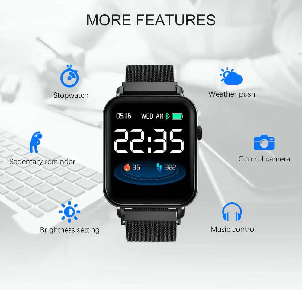 Y6 pro Smart watch fun dynamic icon hr blood pressure (29)