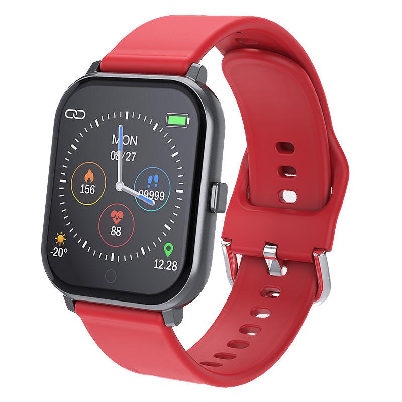 Bakeey smartwatch T55 1.3inch smart watch with 24h heart rate blood pressure blood oxygen (1)