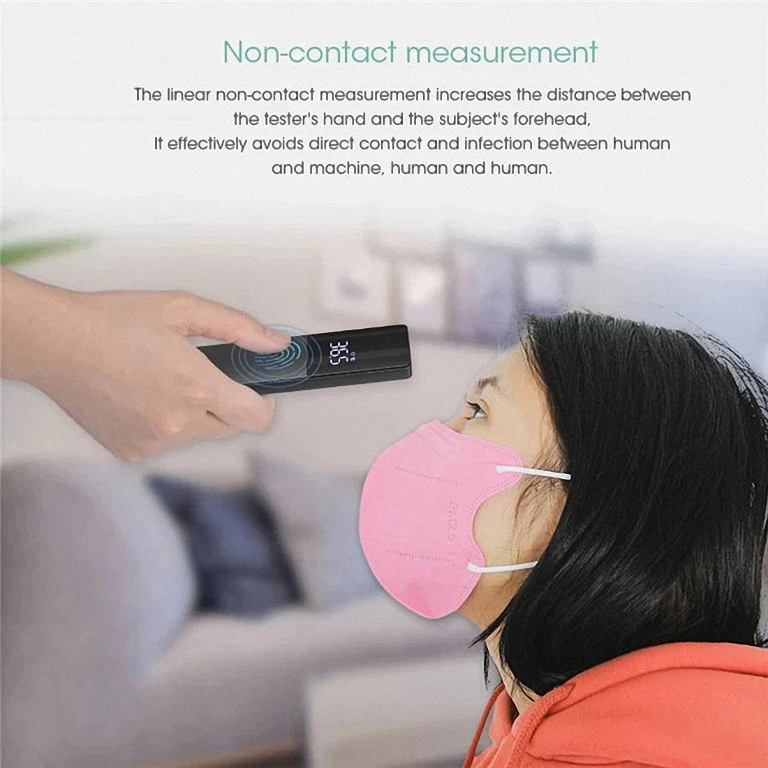 Firefly Non-contact Infrared Forehead Body Thermometer Adults Children Body Temperature Fever Measure Tool Digital LED Medical Thermometer (5)