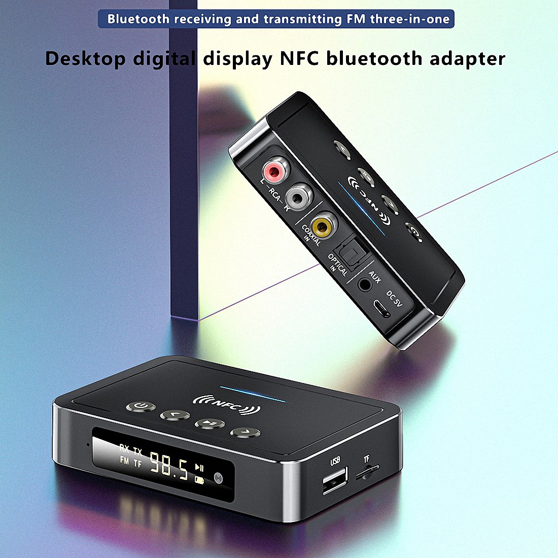 Firefly M6 NFC Bluetooth Receiver 3-in-1 Bluetooth Adapter 500mAh With Remote Control (3)